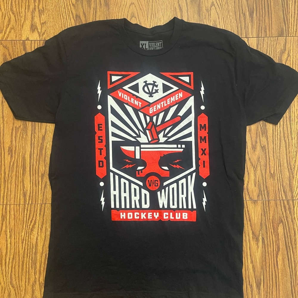 Violent Gentlemen Hockey Club “Anvil” Collection Tee